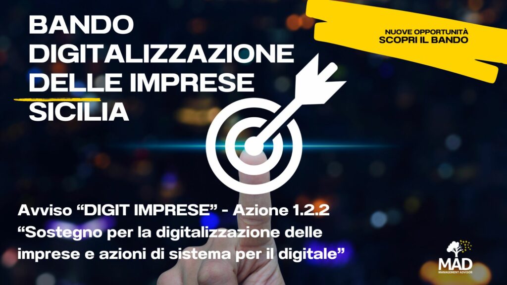 BANDO DIGITALIZZAZIONE IMPRESE SICILIA