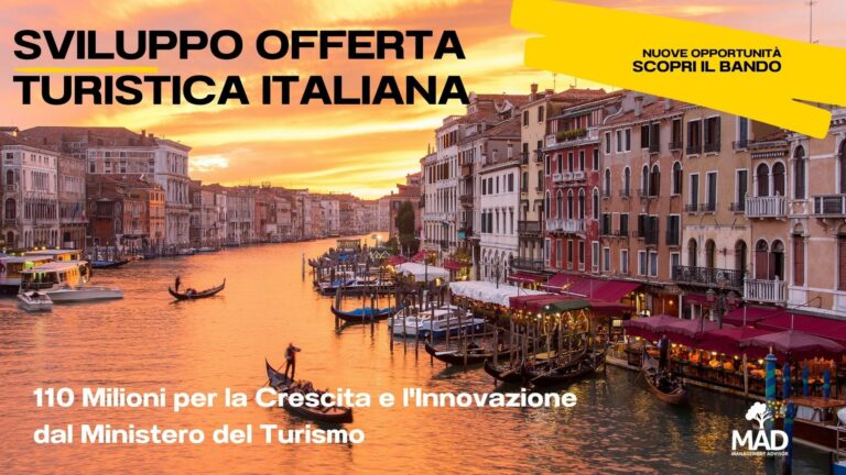 Guida Strategica al Nuovo Bando per lo Sviluppo dell'Offerta Turistica: Oltre 100 Milioni per la Crescita e l'Innovazione