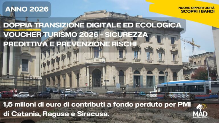 Camera di Commercio del Sud Est Sicilia: pubblicati due nuovi bandi da 1,5 milioni di euro per le imprese della Sicilia Orientale